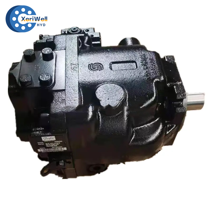 Dump trailer hydraulic motor and pump assembly